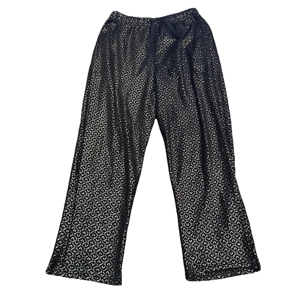 TRUE RELIGION Unisex Loungewear Allover print Fleece Pajama Pants Size: Medium